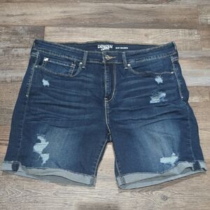 Denizen from Levi's Women's Dark Blue Jean Shorts